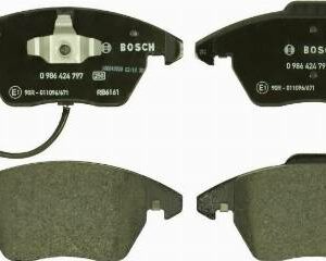 BOSCH 0 986 424 797 - Bremsbelagsatz, Scheibenbremse (Nachtexpress)