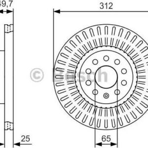 BOSCH 0 986 479 C29 - Bremsscheibe (Nachtexpress)