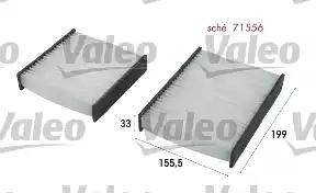 Valeo 715556 - Filter, Innenraumluft (Nachtexpress)