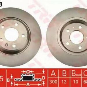 TRW DF4848 - Bremsscheibe (Nachtexpress)