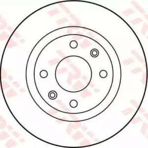 TRW DF2808 - Bremsscheibe (Nachtexpress)