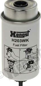 Hengst Filter H203WK - Kraftstofffilter (Nachtexpress)