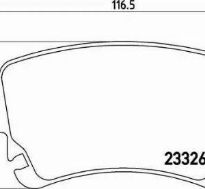 Brembo P 85 076 - Bremsbelagsatz, Scheibenbremse (Nachtexpress)