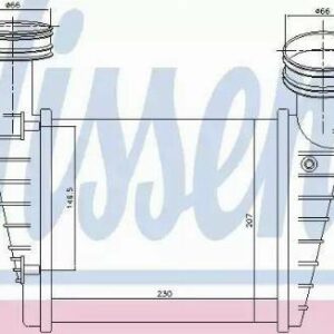 Nissens 96680 - Ladeluftkühler (Nachtexpress)