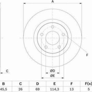 BOSCH 0 986 479 745 - Bremsscheibe (Nachtexpress)