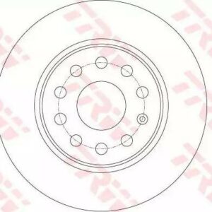 TRW DF7911 - Bremsscheibe (Nachtexpress)