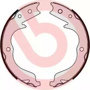 Brembo S 61 542 - Bremsbackensatz, Feststellbremse (Nachtexpress)