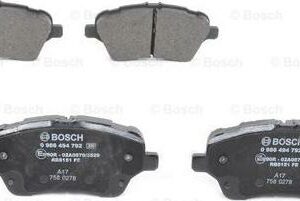 BOSCH 0 986 494 792 - Bremsbelagsatz, Scheibenbremse (Nachtexpress)
