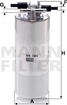 Mann-Filter WK 7002 - Kraftstofffilter (Nachtexpress)