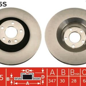 TRW DF4695S - Bremsscheibe (Nachtexpress)