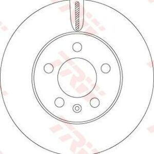 TRW DF6584 - Bremsscheibe (Nachtexpress)