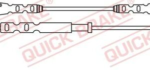 QUICK BRAKE WS 0250 A - Warnkontakt, Bremsbelagverschleiß (Nachtexpress)