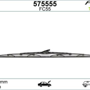 Valeo 575555 - Wischblatt (Nachtexpress)