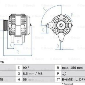 BOSCH 0 986 041 860 - Generator (Nachtexpress)
