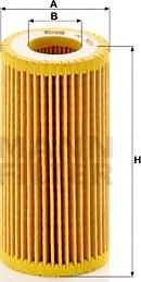 Mann-Filter HU 5001 z - Ölfilter (Nachtexpress)