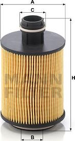 Mann-Filter HU 7004/1 x - Ölfilter (Nachtexpress)