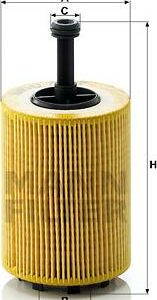 Mann-Filter HU 719/7 x - Ölfilter (Nachtexpress)