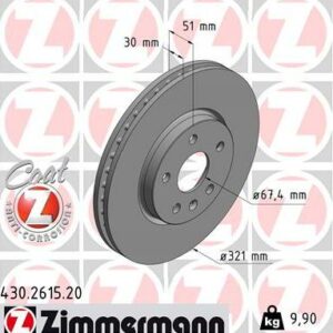 Zimmermann 430.2615.20 - Bremsscheibe (Nachtexpress)