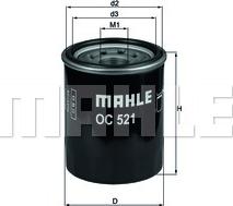 KNECHT OC 521 - Ölfilter (Nachtexpress)