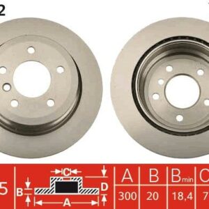 TRW DF4802 - Bremsscheibe (Nachtexpress)