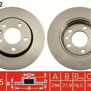 TRW DF4312 - Bremsscheibe (Nachtexpress)