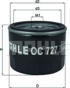 KNECHT OC 727 - Ölfilter (Nachtexpress)