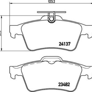 Brembo P 59 042 - Bremsbelagsatz, Scheibenbremse (Nachtexpress)