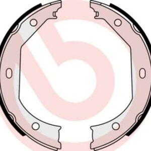 Brembo S 06 509 - Bremsbackensatz, Feststellbremse (Nachtexpress)