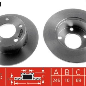 TRW DF2651 - Bremsscheibe (Nachtexpress)