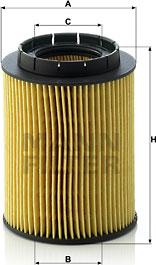 Mann-Filter HU 932/6 n - Ölfilter (Nachtexpress)