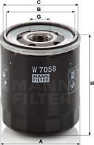 Mann-Filter W 7058 - Ölfilter (Nachtexpress)