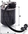 Mann-Filter WK 820/18 - Kraftstofffilter (Nachtexpress)