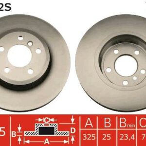 TRW DF4392S - Bremsscheibe (Nachtexpress)