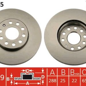 TRW DF4295 - Bremsscheibe (Nachtexpress)