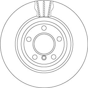 TRW DF6617S - Bremsscheibe (Nachtexpress)