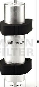 Mann-Filter WK 6003 - Kraftstofffilter (Nachtexpress)