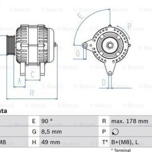 BOSCH 0 986 045 241 - Generator (Nachtexpress)
