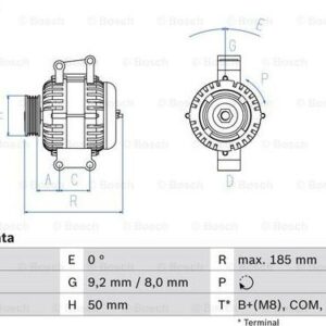 BOSCH 0 986 048 550 - Generator (Nachtexpress)