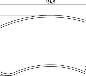 Brembo P 24 064 - Bremsbelagsatz, Scheibenbremse (Nachtexpress)
