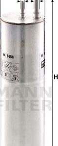 Mann-Filter WK 8058 - Kraftstofffilter (Nachtexpress)