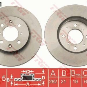 TRW DF3021 - Bremsscheibe (Nachtexpress)