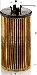 Mann-Filter HU 612/2 x - Ölfilter (Nachtexpress)