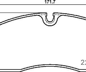 Brembo P 24 171 - Bremsbelagsatz, Scheibenbremse (Nachtexpress)