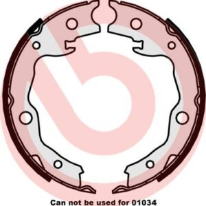 Brembo S 56 545 - Bremsbackensatz, Feststellbremse (Nachtexpress)