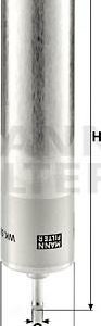 Mann-Filter WK 5001 - Kraftstofffilter (Nachtexpress)