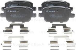 BOSCH 0 986 494 639 - Bremsbelagsatz, Scheibenbremse (Nachtexpress)