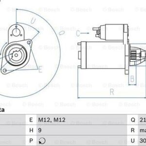 BOSCH 0 986 016 240 - Starter (Nachtexpress)