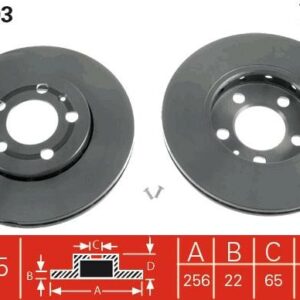 TRW DF2803 - Bremsscheibe (Nachtexpress)