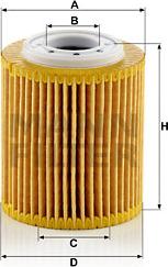 Mann-Filter HU 7032 z - Ölfilter (Nachtexpress)