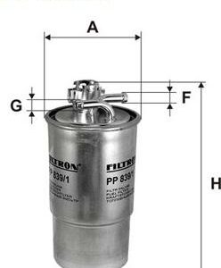 Filtron PP839/1 - Kraftstofffilter (Nachtexpress)